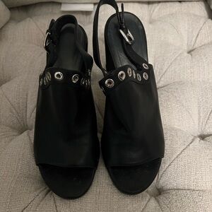 Black Stuart Weitzman Sandals